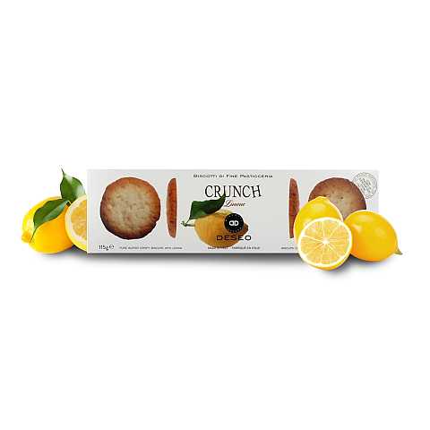 11 confezioni di biscotti friabili al burro aromatizzati al limone, fine pasticceria - 11 x 115g