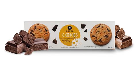 11 confezioni di biscotti di frolla al burro con pezzi di cioccolato al latte e fondente, Cookies artigianali - 11 x 160g