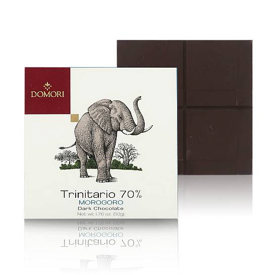 12 Tavolette Di Cioccolato Fondente Le Origini, Tanzania / Morogoro, Trinitario 70%, 50 Grammi l'Una (Tot. 600g)