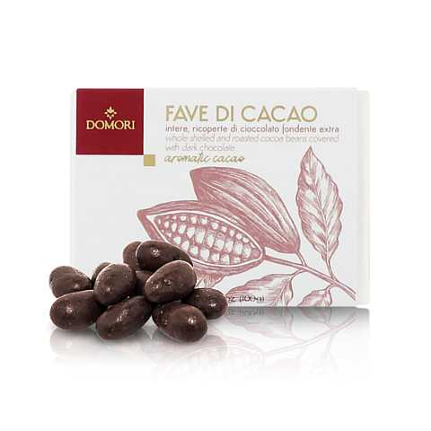 Fave Di Cacao Ricoperte Di Cioccolato Fondente, 100 Grammi