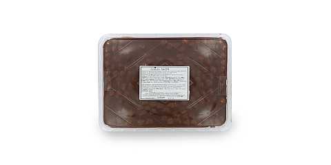 Foglio di Cioccolato al Latte con Nocciole Intere, Tavoletta Grande Formato, 800 Grammi