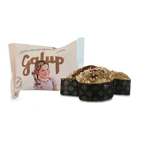 Galup Mini-Colomba con Gocce di Cioccolato, Colomba Monoporzione in Flowpack, Sfornata in Italia, 100g