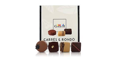 Scatola di cioccolatini artigianali misti Carrés