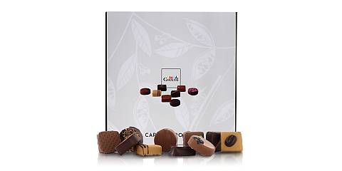 Scatola di cioccolatini artigianali misti Carrés & Rondò, 81 pz, 850 grammi