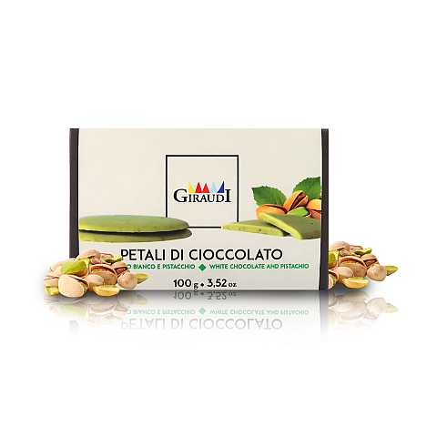 ''Petali Puri 39'', Sfoglie di Cioccolato al Latte 39%, Cacao Criollo del Venezuela, 100g