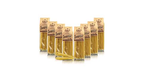 Spaghettoni Tonnarelli, pasta tipica regionale, 8 confezioni da 500 grammi