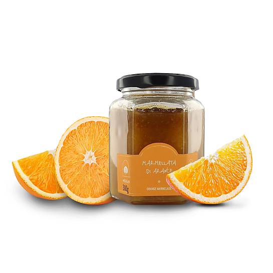 Marmellata di arance, produzione artigianale, senza coloranti, aromi e pectine aggiunte - vasetto 300g