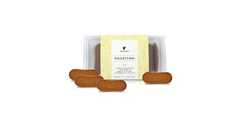 Pintaudi Biscottoni N. 4 - Biscotti Artigianali con Farro Biologico Italiano e Miele di Fiori d'Arancio di Sicilia, 240 Grammi