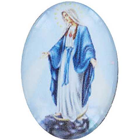 Adesivo resinato per rosario fai da te misura 2 - San Nicola di Bari