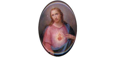 Adesivo resinato per rosario fai da te misura 1 - S. C. Gesù - sogg. 17