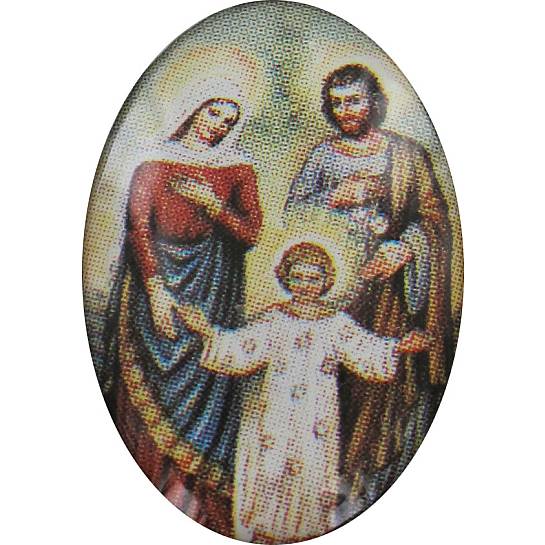 Adesivo resinato per rosario fai da te misura 1 - Sacra Famiglia