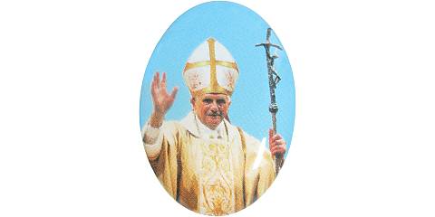 Adesivo resinato per rosario fai da te misura 1 - Benedetto XVI
