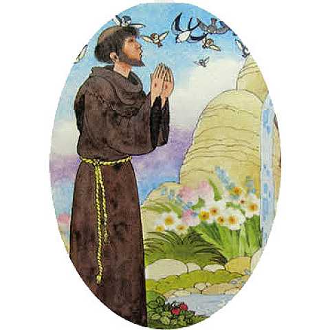 Adesivo resinato per rosario fai da te misura 1 - S. Ignazio Loyola