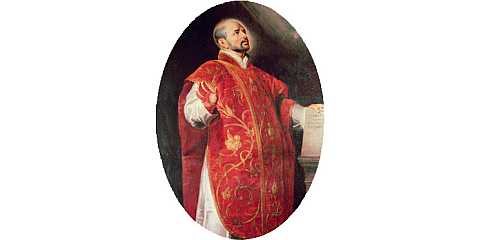 Adesivo resinato per rosario fai da te misura 1 - S. Ignazio Loyola