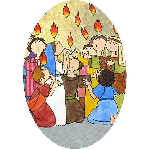 Ciondolo Apparizione di Fatima in legno d'ulivo con immagine serigrafata 