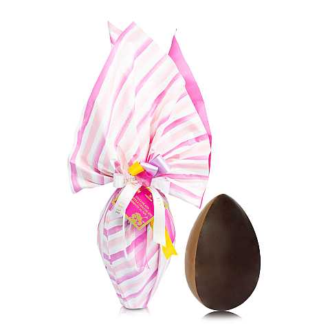 Rinaldini Uovo Di Cioccolato Al Latte E Fondente Con Sorpresa, Uovo di Pasqua Confezionato A Mano, 300g