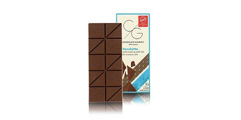 CG Tavoletta Di Cioccolato Gourmet, Cioccolato Al Latte 36% Classica, 60 Grammi