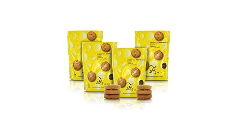 Sacchetto di fragranti biscotti al burro fatti a mano al limone candito - 160g