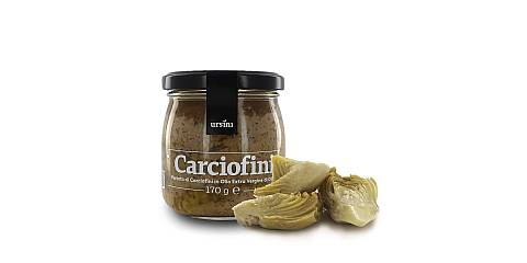 Pestato di carciofini, pâté di carciofini con olio extra vergine d'oliva - 170 g