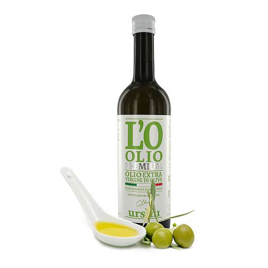 Olio extra vergine d'oliva L'O Premium, blend di olive 100% italiane, 750 ml