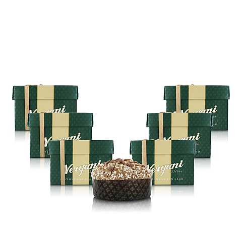 Veneziana Excellence in scatola regalo verde, ricetta tradizionale, 720g - confezione da 6 pezzi
