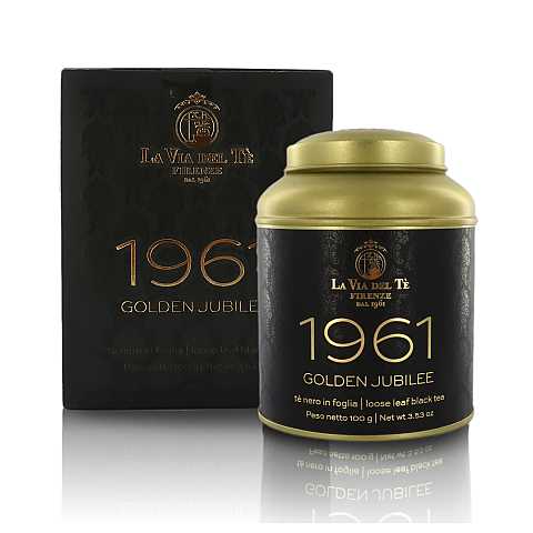 Miscela 1961 Golden Jubilee, Tè Nero Fruttato, Barattolo da 100g