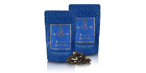 Il Segreto dei Medici, Miscela di Tè Bianco e Tè Verde al Gelsomino, Sacchetto da 50g