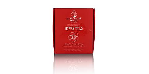 Iced Tea Romeo & Giulietta, Tè Verde Profumato Ottimo Come Tè Freddo, 5 Filtri da 10g - 50g