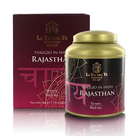 Rajasthan, Tè Nero Indiano, Barattolo di Latta, 100g