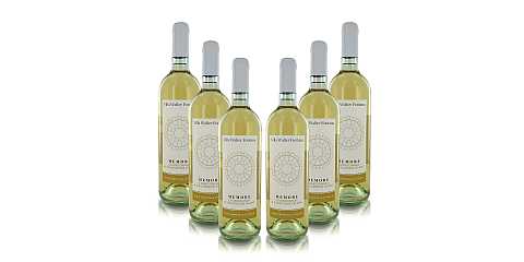 Vino Bianco ''Memore'', Chardonnay & Sauvignon Blanc Della Valtellina, Annata 2019, 75 Cl, Cartone Con 6 Bottiglie Da 75 Cl L'Una