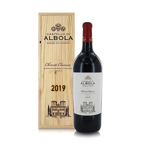 Castello d'Albola Vino Rosso Chianti Classico DOCG, 2019, Magnum 1,5 Lt in Cassetta di Legno