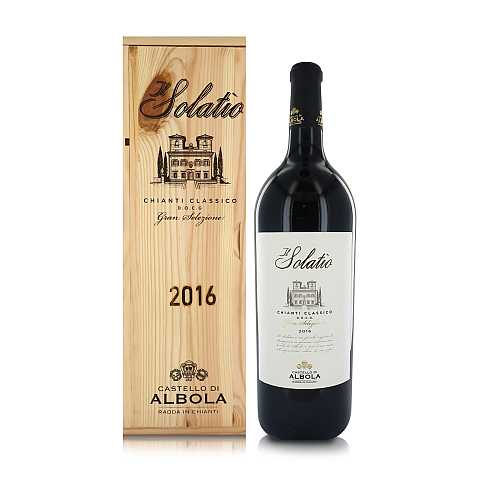 Castello d'Albola Vino Rosso Chianti Classico DOCG 2016, Il Solatio, Magnum 1,5 Lt in Cassetta di Legno