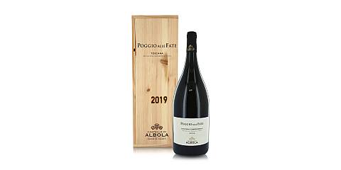 Castello d'Albola Vino Bianco Toscana Chardonnay IGT ''Poggio alle Fate'',  Magnum 1,5 Lt in Scatola di Legno
