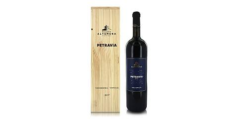 Masseria Altemura Vino Rosso Petravia Aglianico Puglia IGT, Magnum 1,5 Lt in Cassetta di Legno