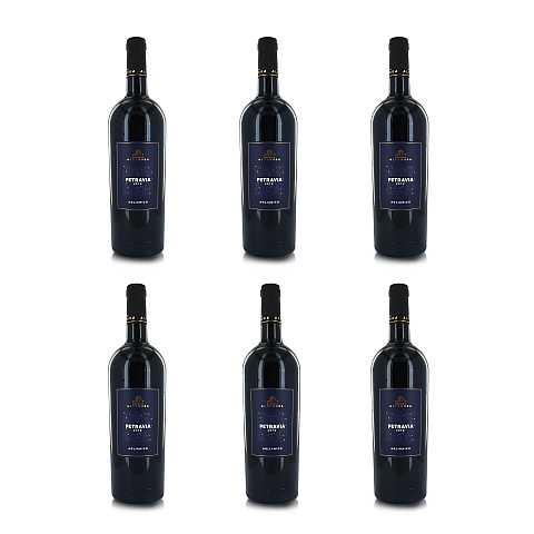 Masseria Altemura Vino Rosso Petravia Aglianico Puglia IGT, 6 x 750 Ml