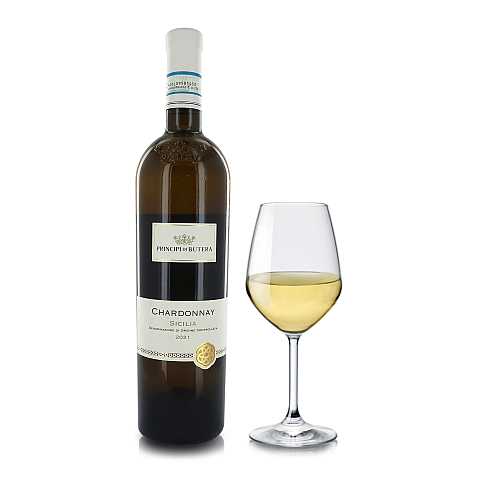 Principi di Butera Vino Bianco Chardonnay Sicilia DOC, 750 Ml