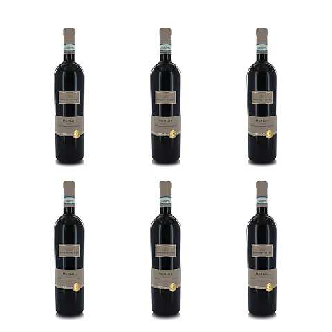 Principi di Butera Vino Rosso Merlot Sicilia DOC 2019, 6 x 750 Ml