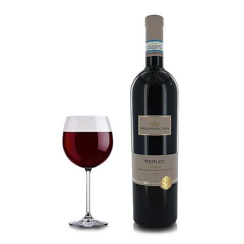 Principi di Butera Vino Rosso Merlot Sicilia DOC 2019, 750 Ml