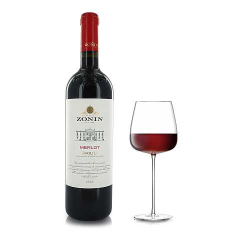Zonin Vino Rosso Merlot Friuli DOC 2020, 750 Ml