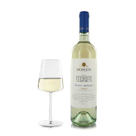Zonin Vino Bianco Pinot Grigio Friuli DOC, 750 Ml