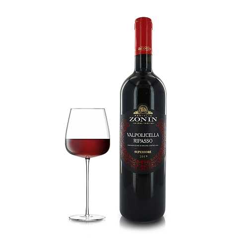 Zonin Vino Rosso Valpolicella Ripasso Superiore DOC 2019, 750 Ml